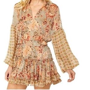 Misa Los Angeles Multicolor Floral Mini Dress